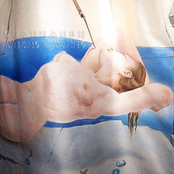 DALI DREAM CAUSED BEE T-SHIRT Men's Small Women's Large polyester all-over-print - Picture 6 of 16